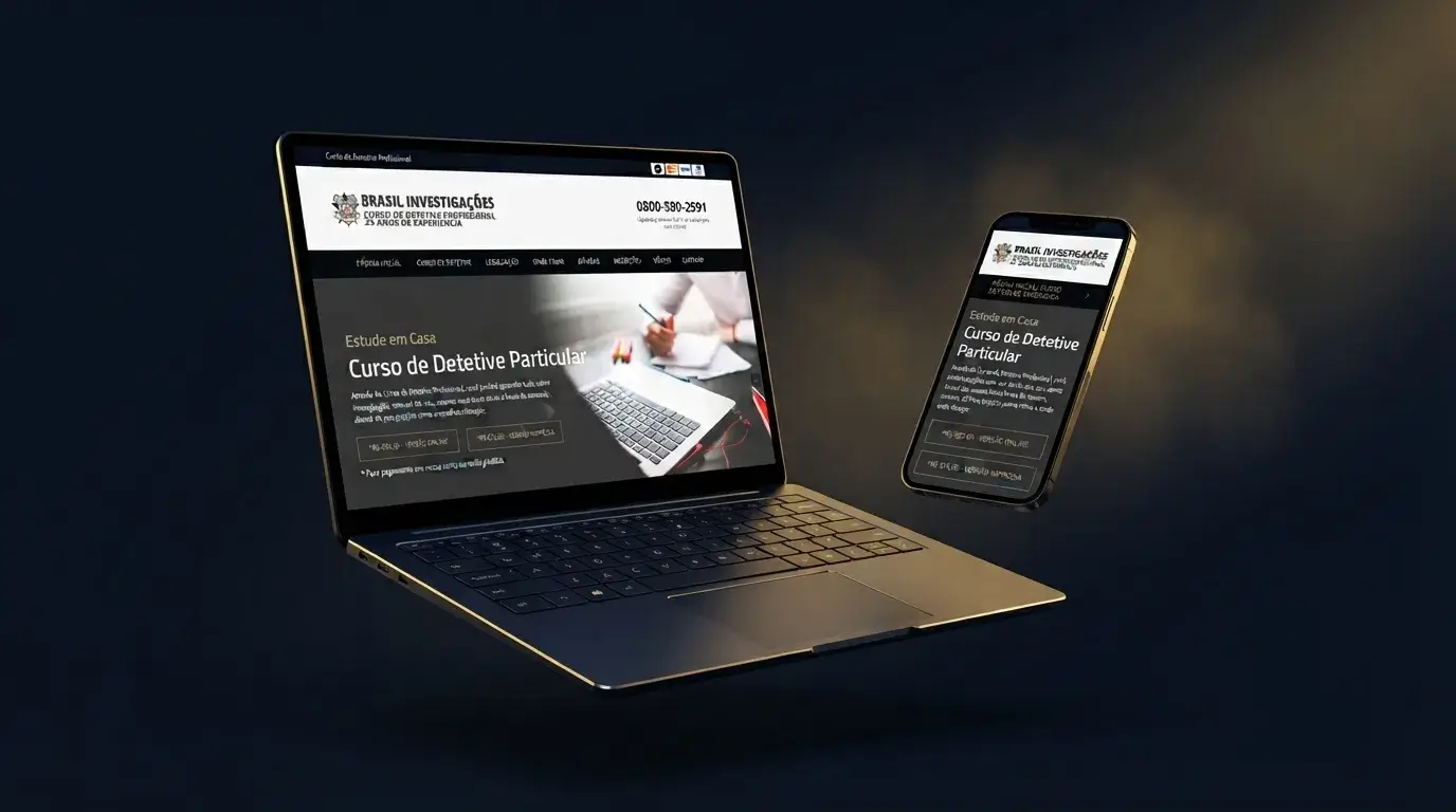 Projeto desenvolvido para Curso Detetive Online